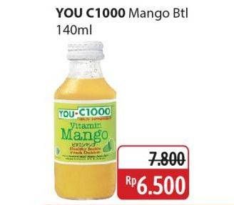 Promo Harga You C1000 Health Drink Vitamin Mango 140 ml - Alfamidi