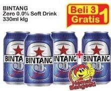 Promo Harga BINTANG Zero 330 ml - Indomaret