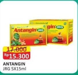 Promo Harga ANTANGIN JRG Syrup Herbal per 5 sachet 15 ml - Alfamart