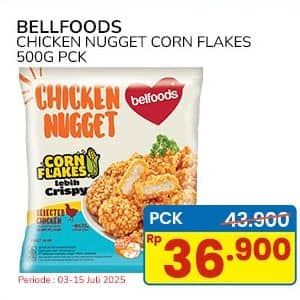 Promo Harga Belfoods Nugget Cornflakes 450 gr - Indomaret