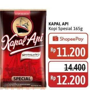 Promo Harga Kapal Api Kopi Bubuk Special 165 gr - Alfamidi