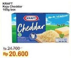 Promo Harga Kraft Cheese Cheddar 165 gr - Indomaret
