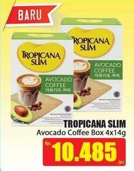 Promo Harga TROPICANA SLIM Avocado Coffee per 4 sachet 14 gr - Hari Hari