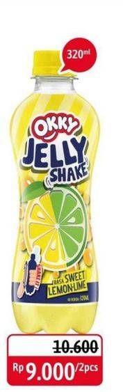 Promo Harga OKKY Jelly Shake Lemon Lime 320 ml - Alfamidi