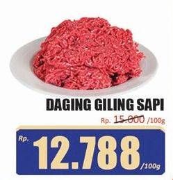 Promo Harga Daging Giling Sapi per 100 gr - Hari Hari