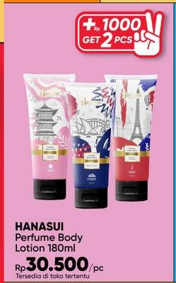 Promo Harga Hanasui Body Lotion Parfume 180 ml - Guardian