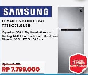 Promo Harga Samsung RT38K503JS8 384 ltr - COURTS