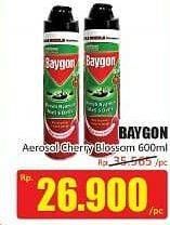 Promo Harga BAYGON Insektisida Spray Cherry Blossom 600 ml - Hari Hari