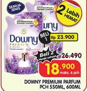 Promo Harga Downy Premium Parfum All Variants 550 ml - Superindo