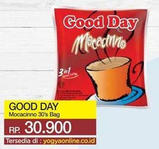 Promo Harga Good Day Instant Coffee 3 in 1 Mocacinno per 30 sachet 20 gr - Yogya