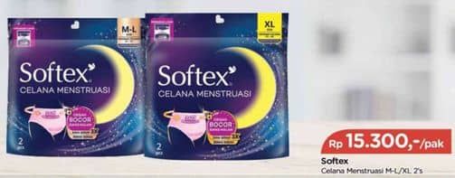 Promo Harga Softex Celana Menstruasi All Size 2 pcs - TIP TOP