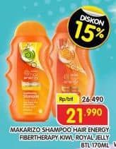 Promo Harga Makarizo Shampoo Kiwi, Royal Jelly 170 ml - Superindo