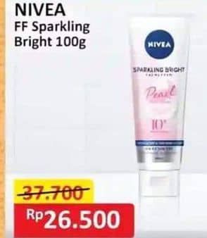 Promo Harga Nivea Facial Foam Sparkling Bright 100 ml - Alfamart