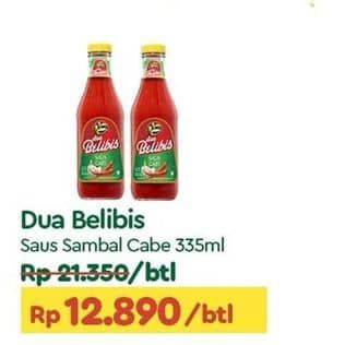 Promo Harga Dua Belibis Saus Cabe 335 ml - TIP TOP