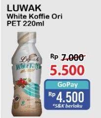 Promo Harga Luwak White Koffie Ready To Drink Original 220 ml - Alfamart