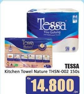 Promo Harga TESSA Nature Kitchen Towel Fold 150 sheet - Hari Hari