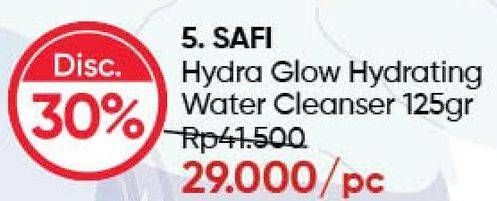 Promo Harga SAFI Hydra Glow Hydrating Water Cleanser 125 gr - Guardian