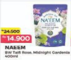 Promo Harga NAEEM Body Wash Midnight Gardenia, Taifi Rose 400 ml - Alfamart
