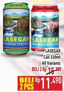 Promo Harga Lasegar Larutan Penyegar All Variants per 2 kaleng 320 ml - Hypermart