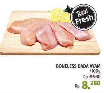 Promo Harga Ayam Dada Boneless per 100 gr - LotteMart