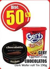 Gery Egg Roll/Chocolatos Wafer Roll