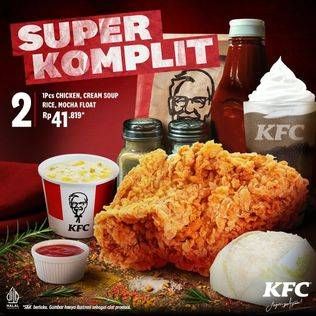 Promo Harga Super Komplit 2  - KFC