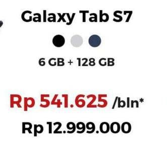 Promo Harga SAMSUNG Galaxy Tab S7  - Erafone
