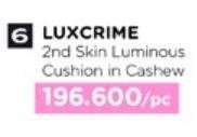 Promo Harga Luxcrime Second Skin Luminous Cushion Cashew  - Watsons