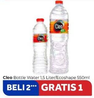 Promo Harga CLEO Air Minum 550 ml - Carrefour