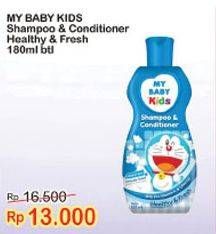 Promo Harga MY BABY Kids Shampoo & Conditioner Healthy Fresh 180 ml - Indomaret