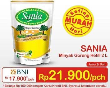 Promo Harga SANIA Minyak Goreng 2 ltr - Indomaret