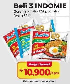 Promo Harga Indomie Mi Goreng Jumbo Spesial, Ayam Panggang 127 gr - Alfamart