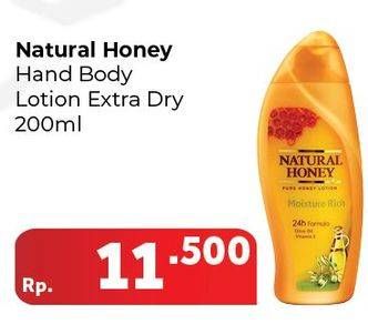Promo Harga NATURAL HONEY Pure Honey Lotion 200 ml - Carrefour