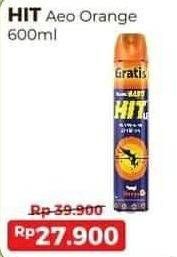 Promo Harga HIT Aerosol Orange 675 ml - Alfamart