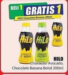 Promo Harga HILO Minuman Cokelat Chocolate Avocado, Chocolate Banana 200 ml - Hari Hari