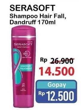 Promo Harga SERASOFT Shampoo Anti Dandruff, Hairfall Treatment 170 ml - Alfamart