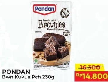 Promo Harga Pondan Brownies Kukus 230 gr - Alfamart