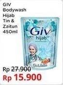 Promo Harga GIV Body Wash Hijab Tin Zaitun 450 ml - Indomaret
