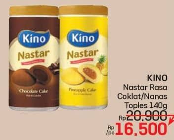 Promo Harga Kino Nastar Chocolate, Nanas 140 gr - LotteMart