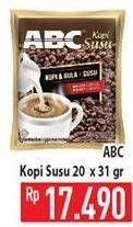 Promo Harga ABC Kopi per 20 sachet 31 gr - Hypermart