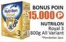 Promo Harga NUTRILON Royal 3 Susu Pertumbuhan All Variants 1800 gr - Alfamidi