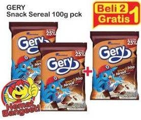Promo Harga GERY Snack Sereal per 2 pouch 100 gr - Indomaret