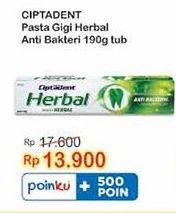 Promo Harga Ciptadent Pasta Gigi Maxi Herbal 190 gr - Indomaret