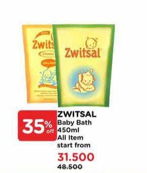 Promo Harga Zwitsal Baby Bath  - Watsons