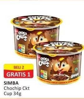 Promo Harga SIMBA Cereal Choco Chips Susu Coklat 37 gr - Alfamart