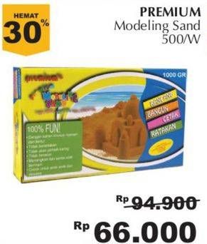 Promo Harga PREMIUM Modeling Sand 500 gr - Giant