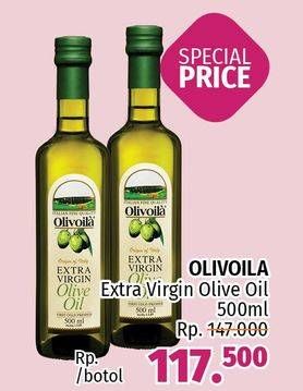 Promo Harga OLIVOILA Minyak Zaitun Extra Virgin 500 ml - Lotte Grosir