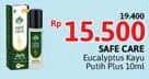 Promo Harga Safe Care Euca Kayu Putih Plus Aromatherapy 10 ml - Alfamidi