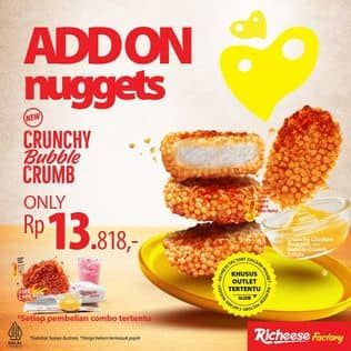 Promo Harga Add On Nuggets  - Richeese Factory