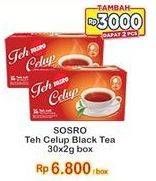 Promo Harga Sosro Teh Celup per 30 pcs 2 gr - Indomaret